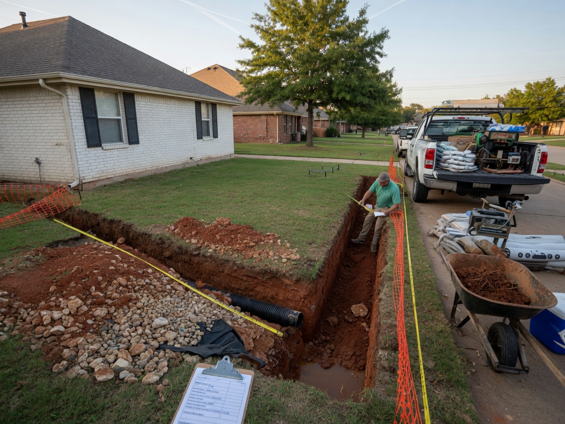 What Affects French Drain Costs in Collin County Homes
